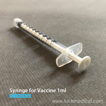 Vaccine Syringe Without Needle Luer Lock
